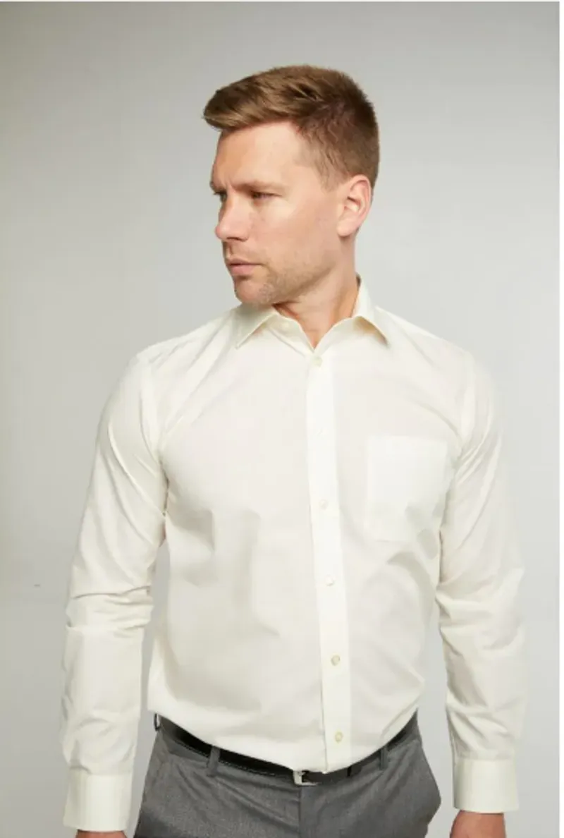 D2 Easy-Care King Size Shirt Cream SLX3300C 